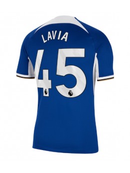 Billige Chelsea Romeo Lavia #45 Hjemmedrakt 2023-24 Kortermet